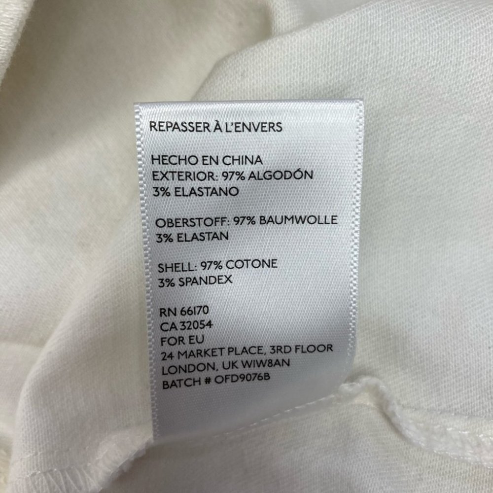 Urban Outfitters Denim Mini Dress | White | Size XS - Picture 9 of 10